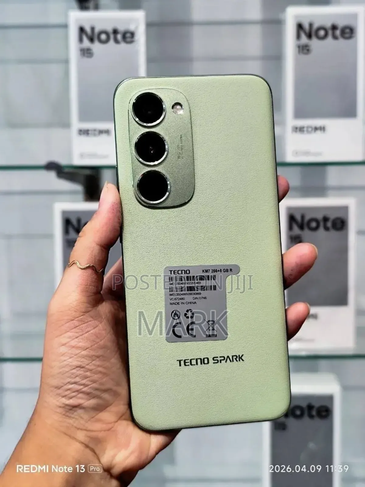 New Tecno Spark 40 Pro+ 256 GB Green