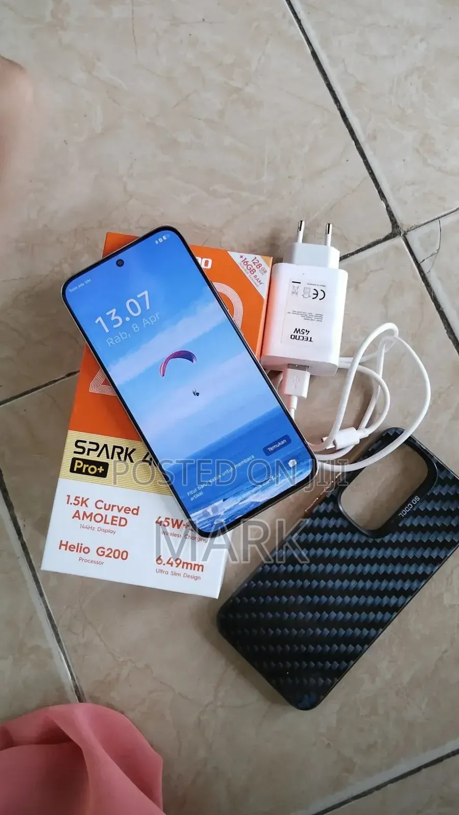 New Tecno Spark 40 Pro+ 256 GB Black