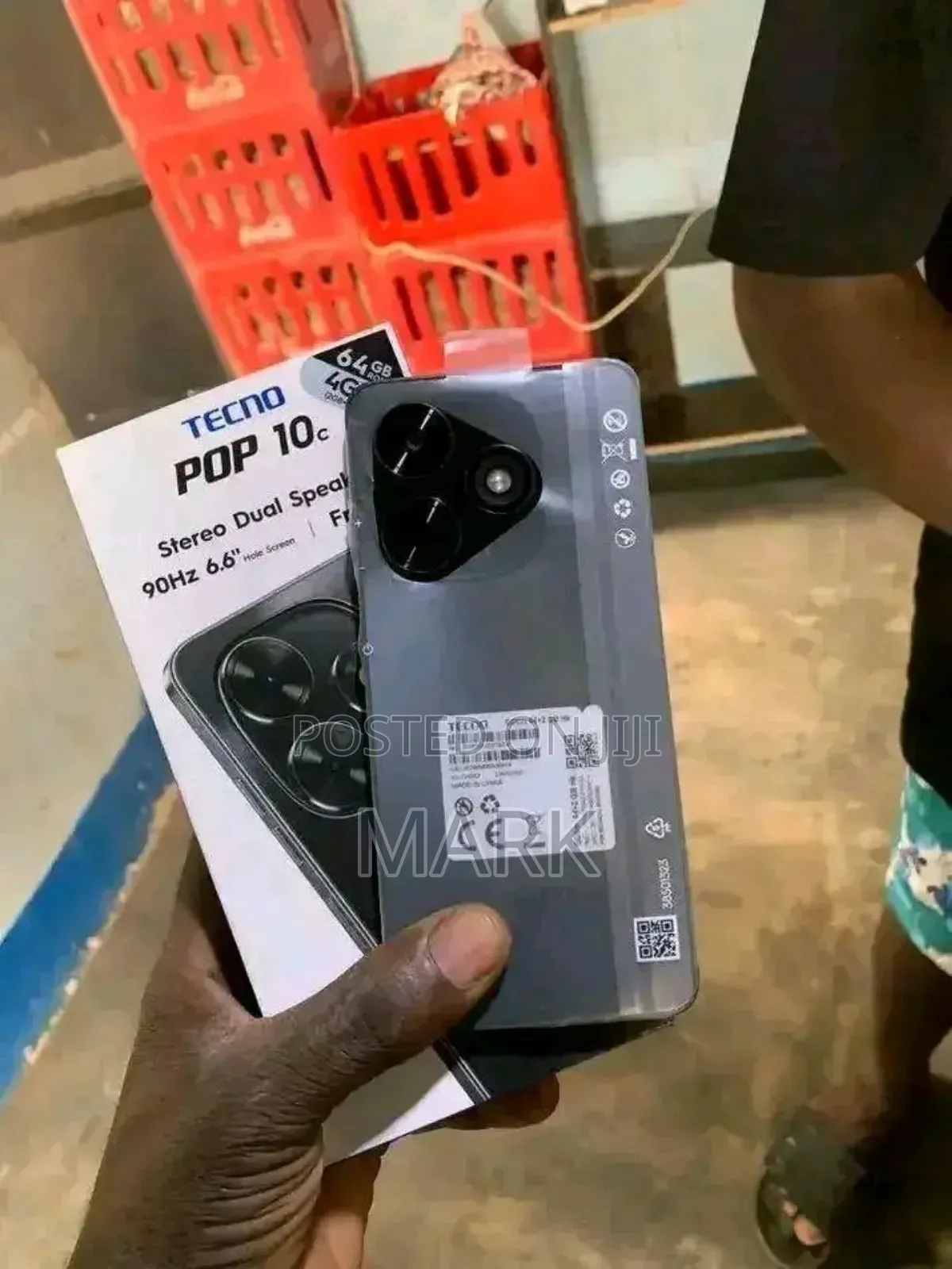 New Tecno Pop 10C 64 GB Black