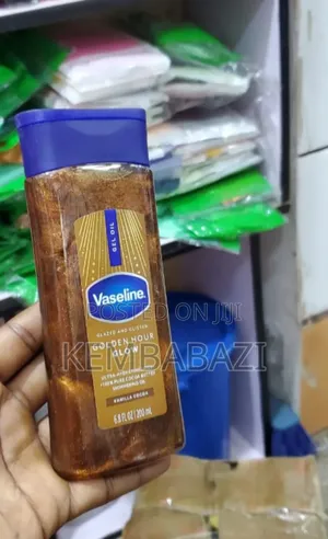 Vaseline Glazed Glisten Golden Hour Glow Shimmering Body Gel