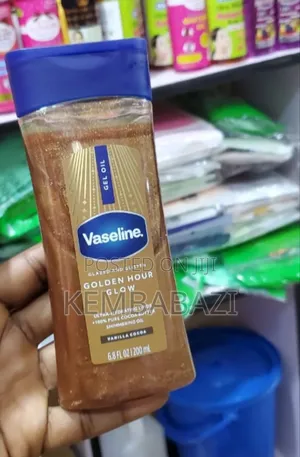 Vaseline Glazed Glisten Golden Hour Glow Shimmering Body Gel