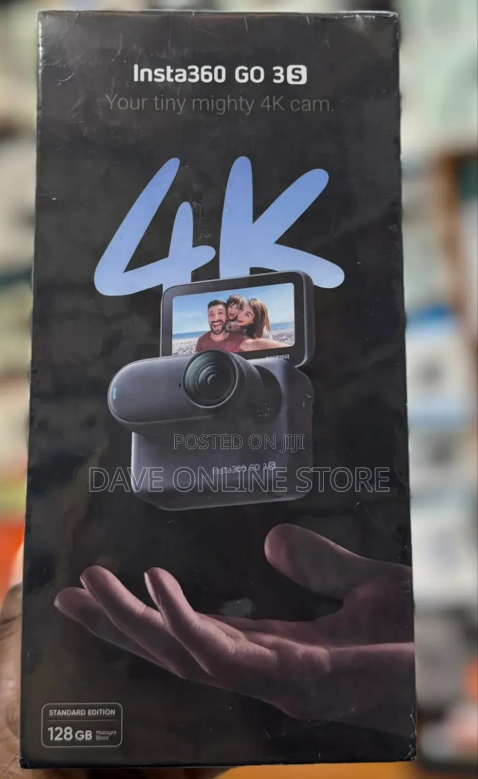 Insta360 Go 3s - 128 Gb Black Tiny Portable Vlogging Camera