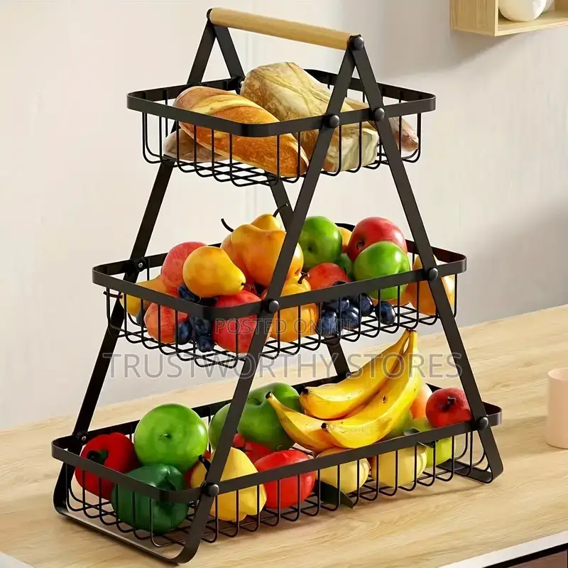 3-Tier Countertop Fruit Basket