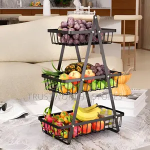 3-Tier Countertop Fruit Basket