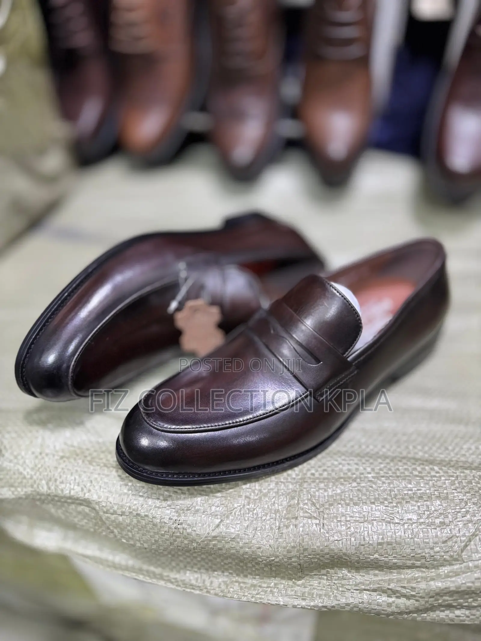 Premium Coffee Brown Slip-on Gentle Shoes – Office Ready