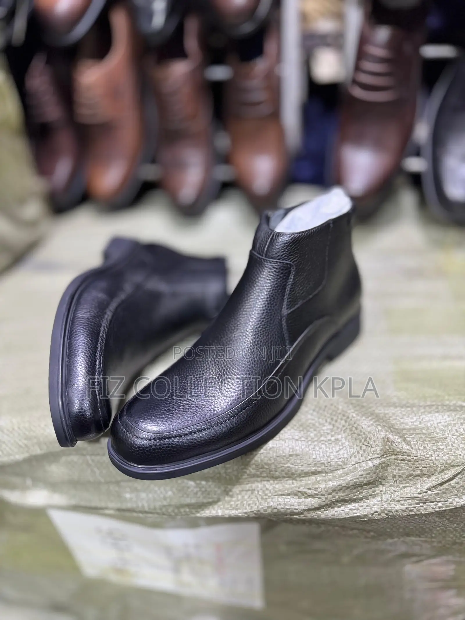 Elegant Black Leather Boots – Office Event Ready