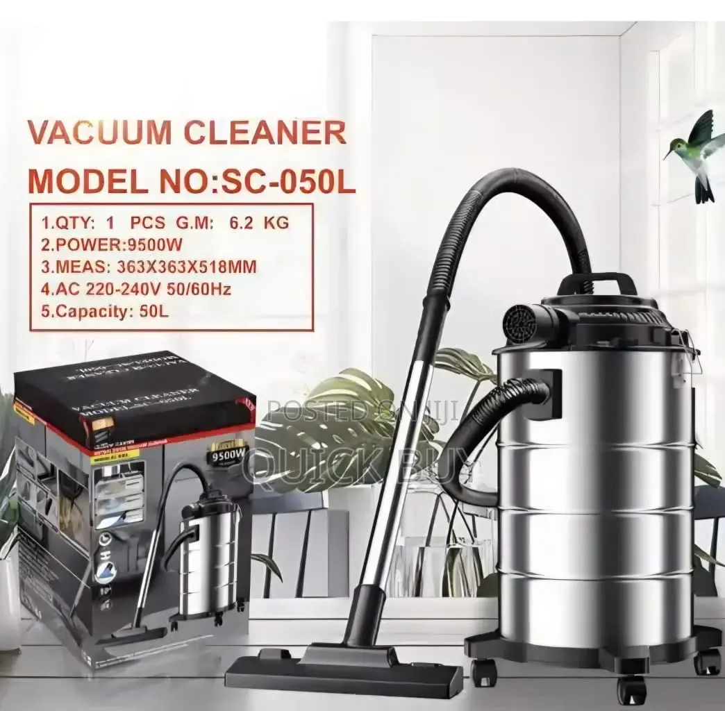 Silver Love Industrial Wet and Dry Vacuum Cleaner