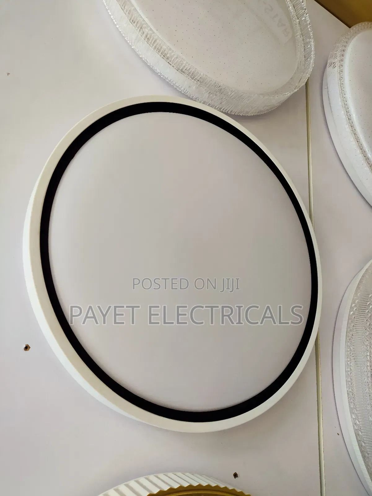 Black Strip Centre Ceiling Light