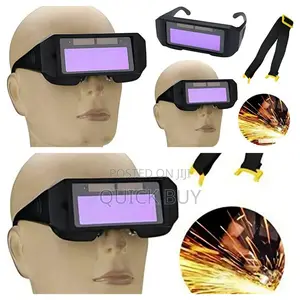 Solar-powered Auto-darkening Welding Goggles