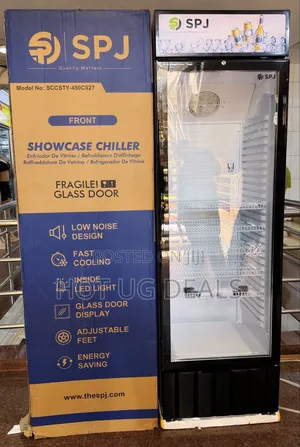 SPJ Showcase Chiller Glass Display Fridge 450l