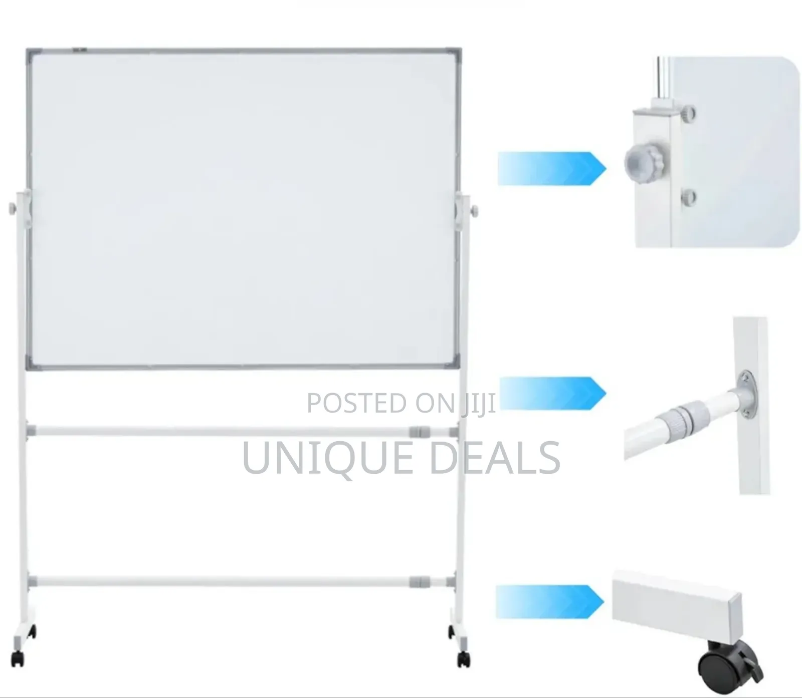 Whiteboard With Stand 90x60cm Markers