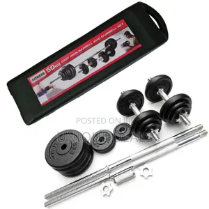 Dumbbell, 50 Kg, Adjustable Dumbbell Set