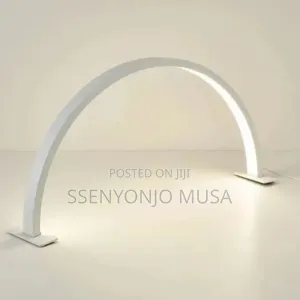 Half Moon Led Nail Desk Lamp – Adjustable Brightness, 3 Color Modes.