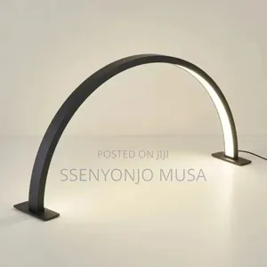 Half Moon Led Nail Desk Lamp – Adjustable Brightness, 3 Color Modes.