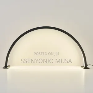 Half Moon Led Nail Desk Lamp – Adjustable Brightness, 3 Color Modes.