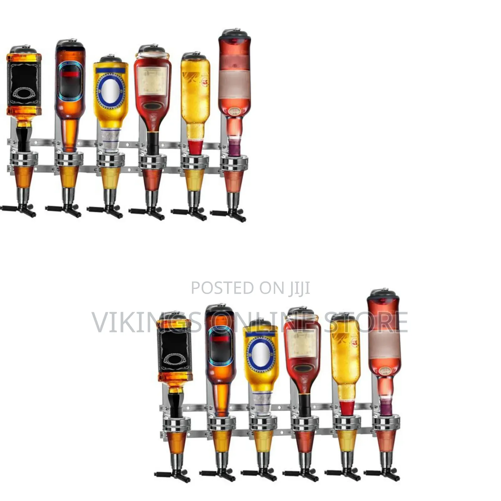Trintion 6 Bottle Wall-Mounted Liquor Dispenser
