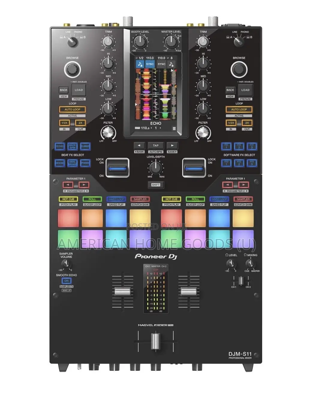 Pioneer Dj Djm-s11 Battle Ready 2-channel Rekordbox Serato Dj Mixer