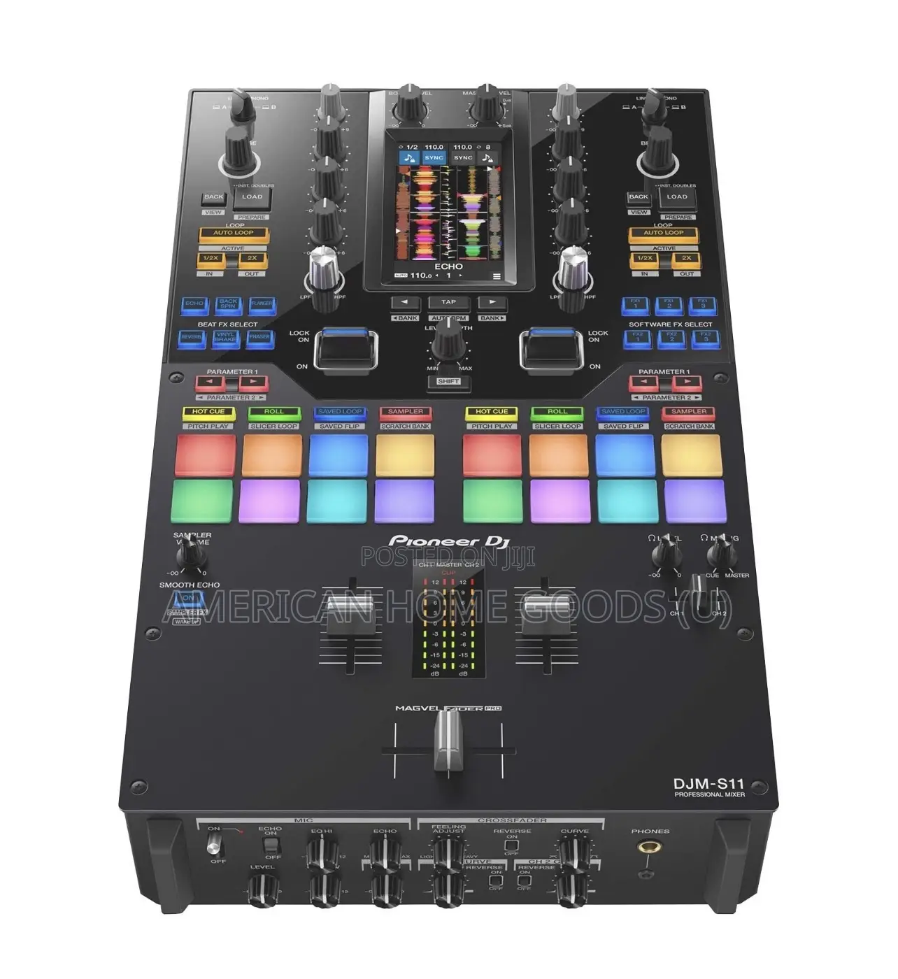 Pioneer Dj Djm-s11 Battle Ready 2-channel Rekordbox Serato Dj Mixer
