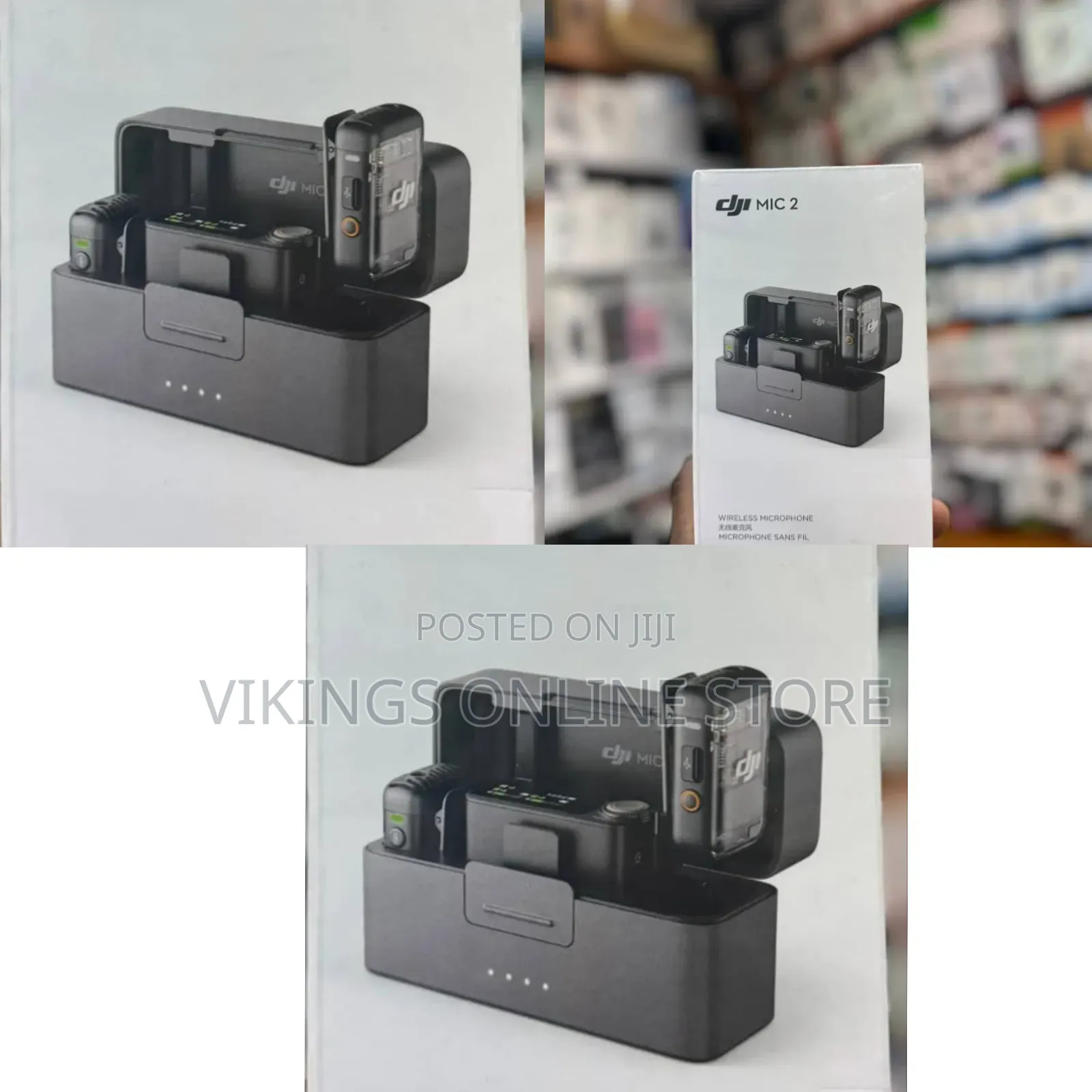 Dji Mic 2 Digital Wireless Dual Microphone Kit With Charging Case