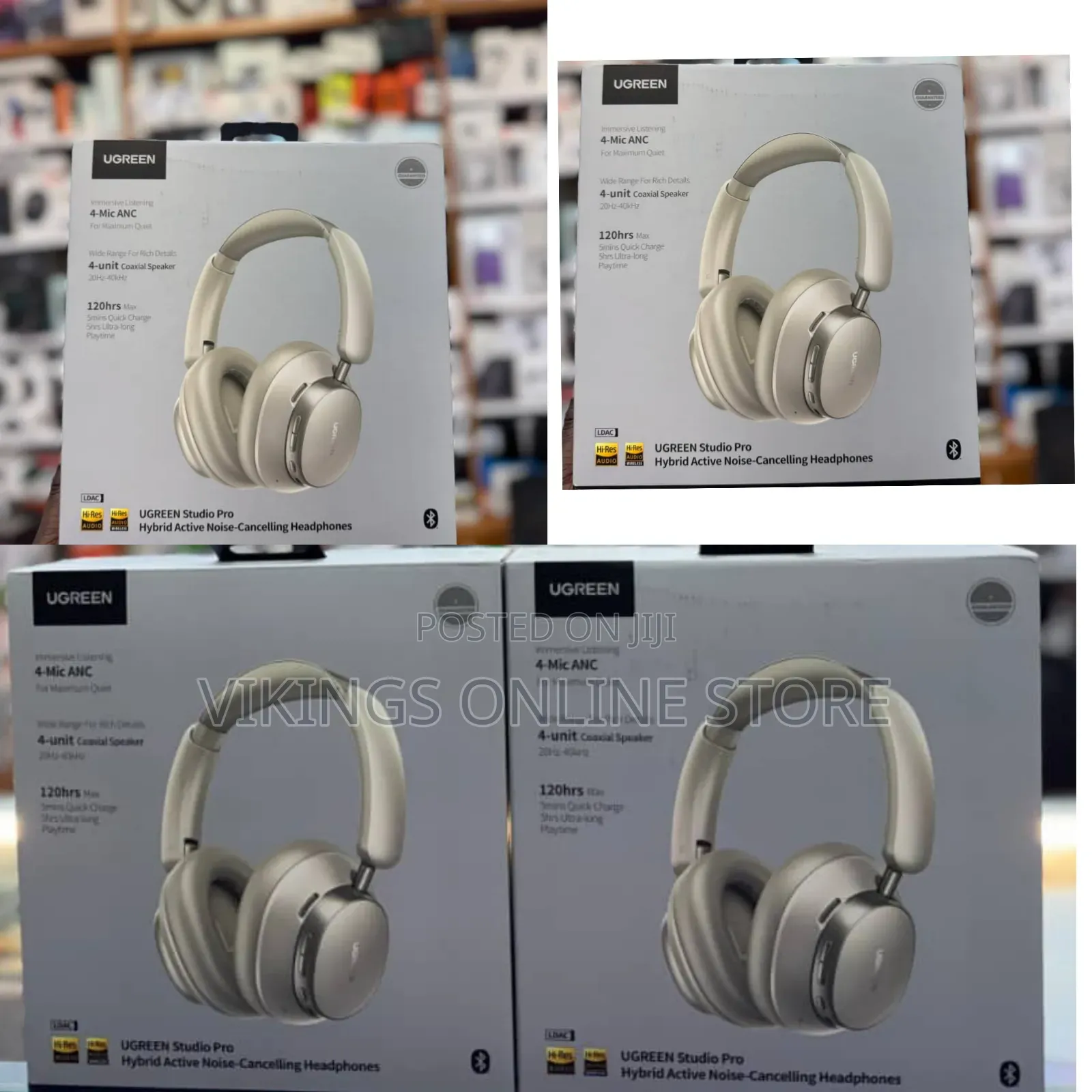 Ugreen Hp206 Studio Pro Hybrid Active Noise-Cancelling (Anc Headphones