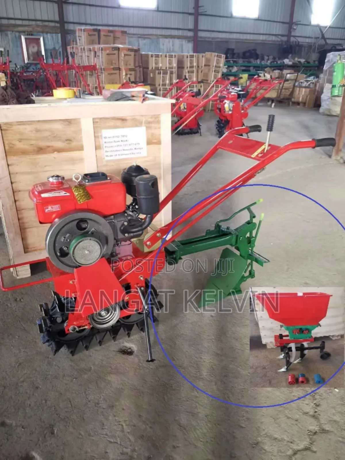  Chain Tiller Cultivator With All Accessories