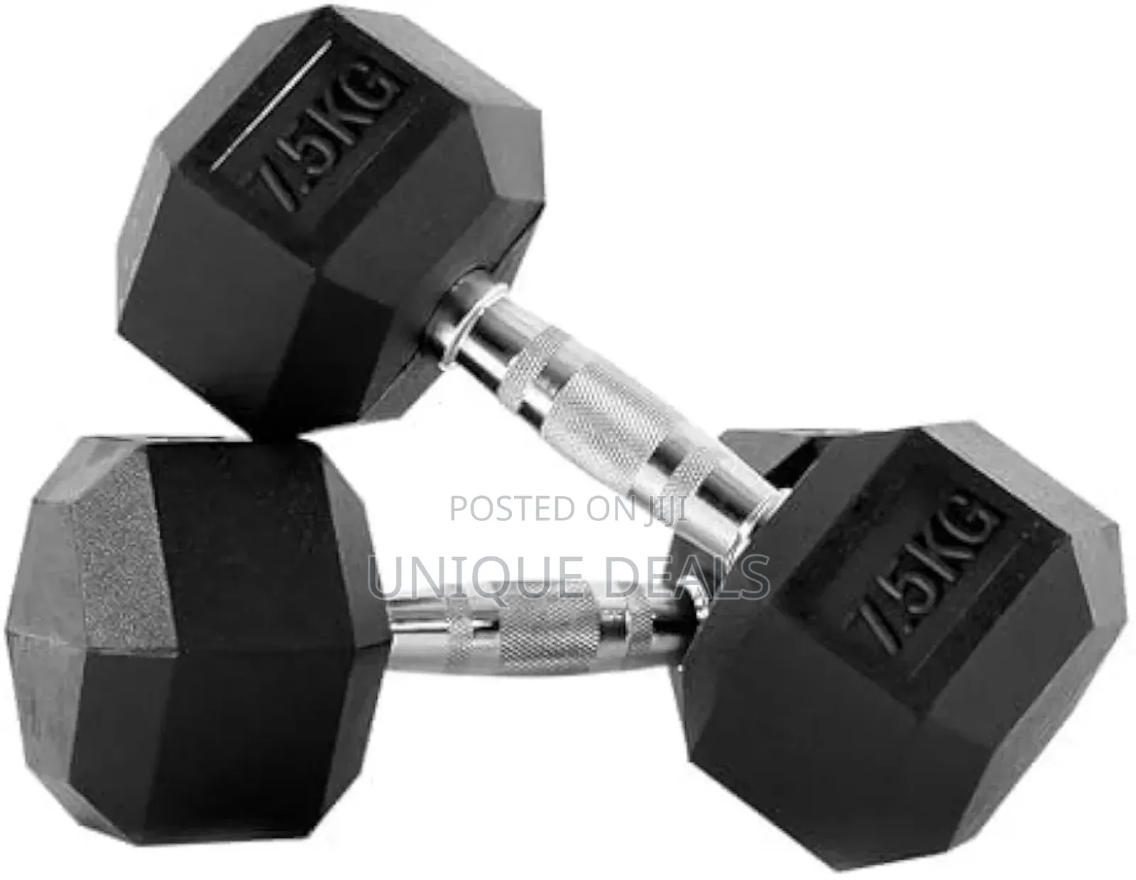 Hexa Dumbbells Set for Home Gym | 7.5 Kg Dumbbells