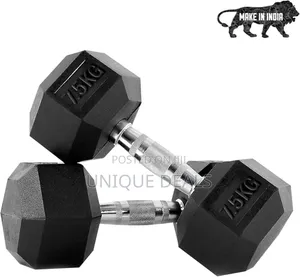 Hexa Dumbbells Set for Home Gym | 7.5 Kg Dumbbells
