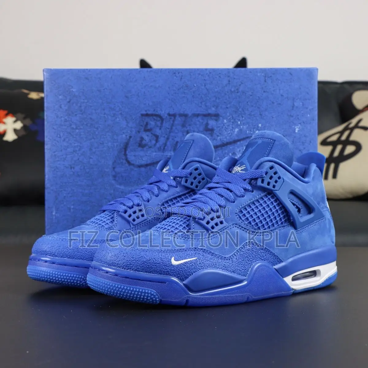 Midnight Bike Blue Street Hoops Sneaker