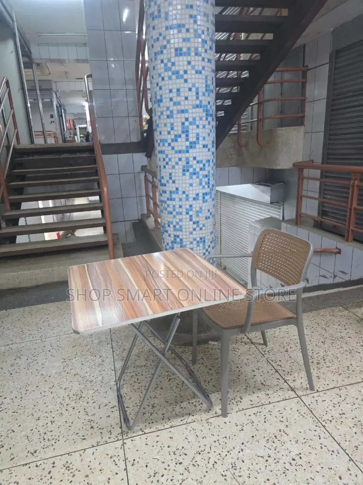 Foldable Reading Table and Chair