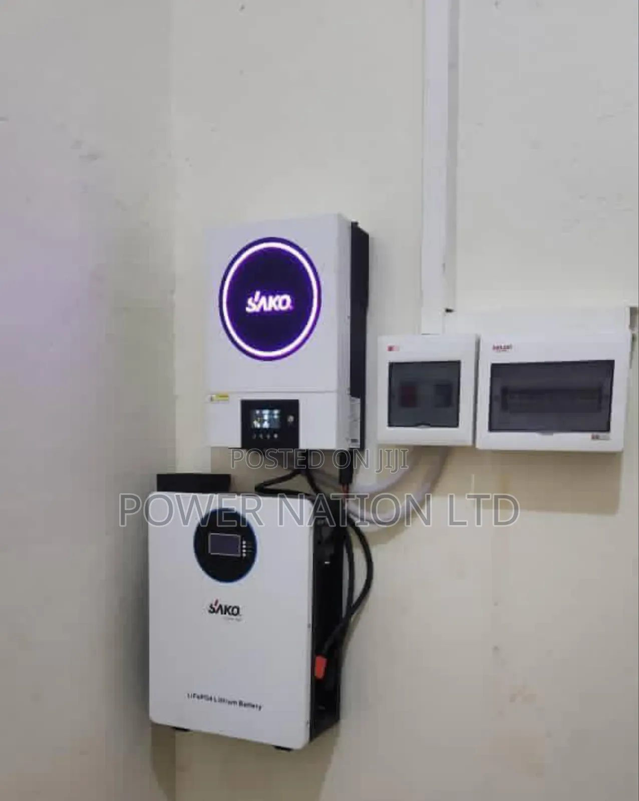 5kwh 24v Lithium Battery 3000va Hybrid Inverter Power Backup System