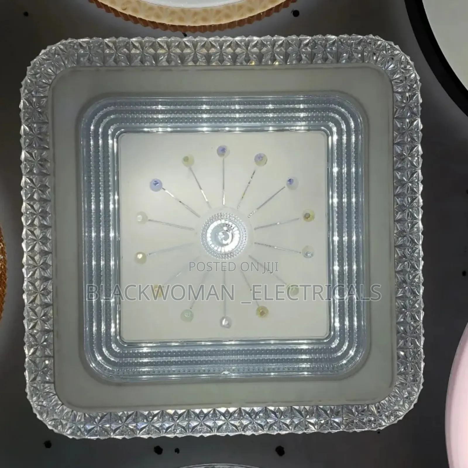 3n1 Elegant Ceiling Light Square Shape, Changes 3 Colors
