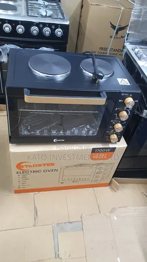 Starstek 48l Electric Oven With Dual Hotplate and Rotisserie