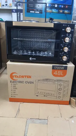 Starstek 48l Electric Oven With Dual Hotplate and Rotisserie