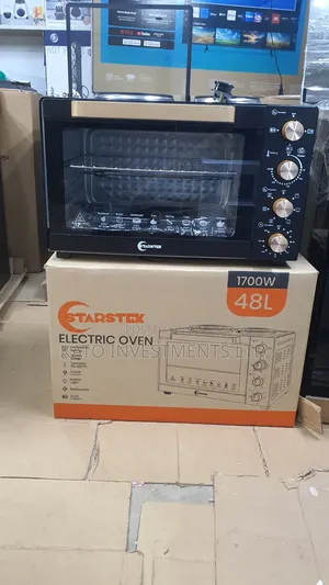 Starstek 48l Electric Oven With Dual Hotplate and Rotisserie