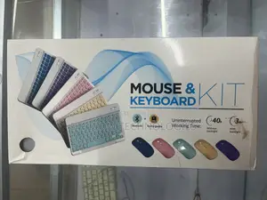 Wireless Keyboard and Mouse [Metalic Base]