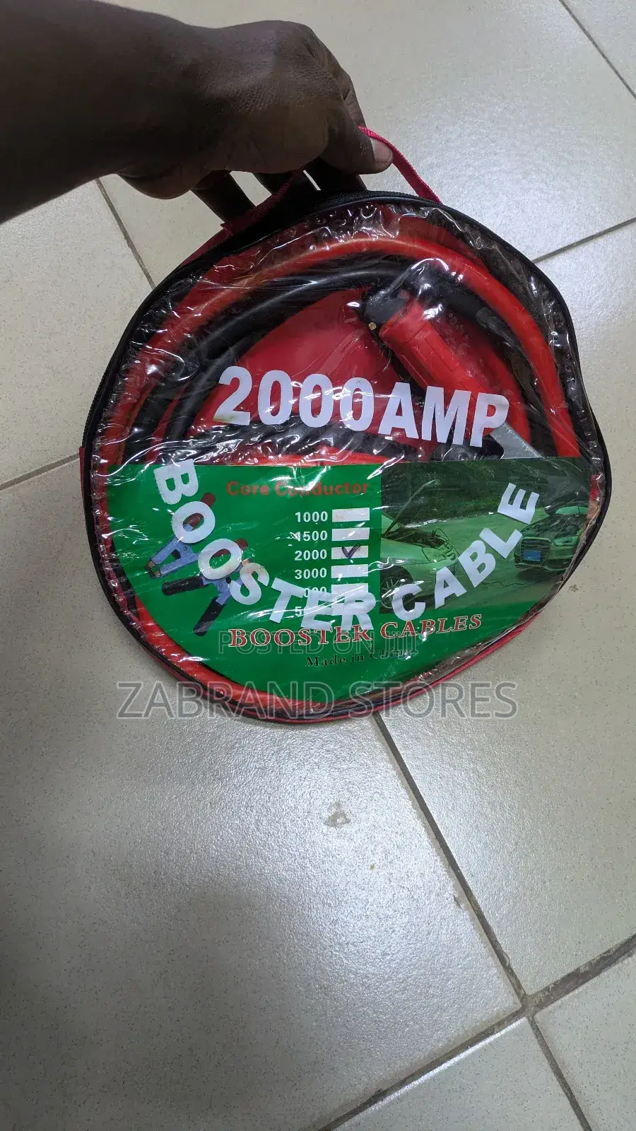 2000amp Boaster Cable/ Car Jump Starter