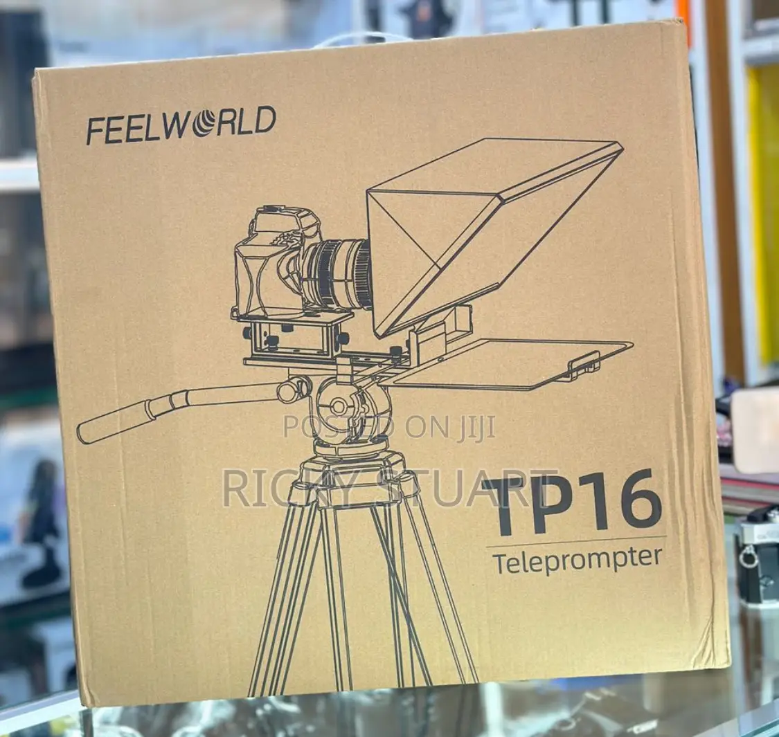 Feelworld Tp16 Teleprompter DSLR Camera Shooting Supports Up 16 Tablet