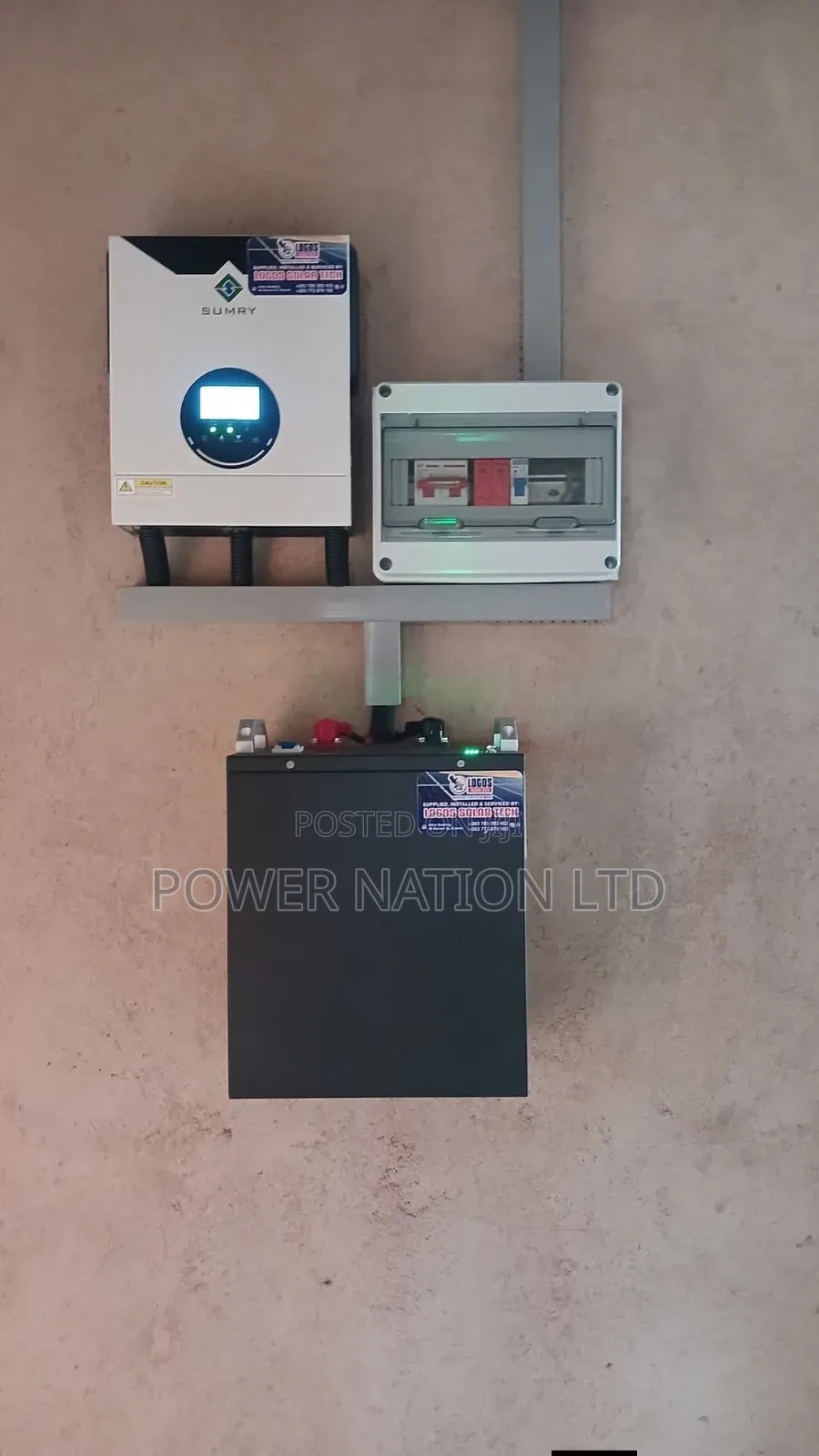 5kwh Lithium Battery 6kva Hybrid Inverter Power Backup System