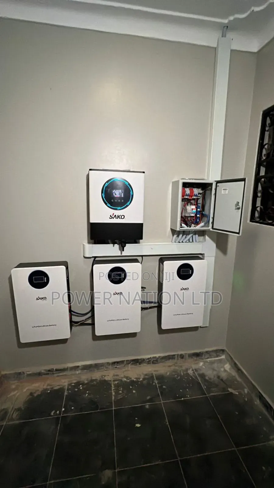 30kwh Lithium Battery 12kva Hybrid Inverter Power Backup System