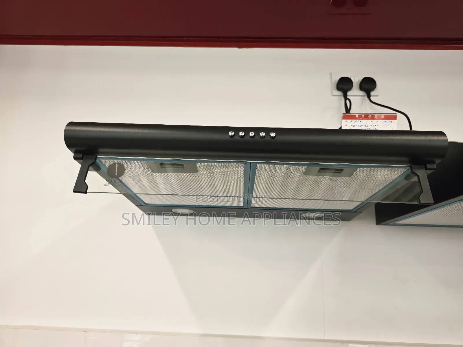 Iqra Wall Mounted 60cm*60cm Chimney Hood Black Color at Discount Price