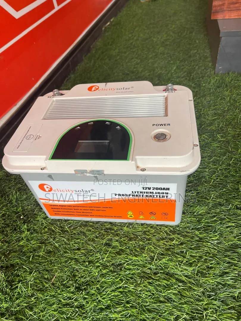 Solar Lithium Iron Phosphate Battery 200ah, 2.56kw 12v 6000cycles