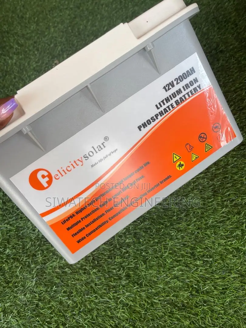 Solar Lithium Iron Phosphate Battery 200ah, 2.56kw 12v 6000cycles