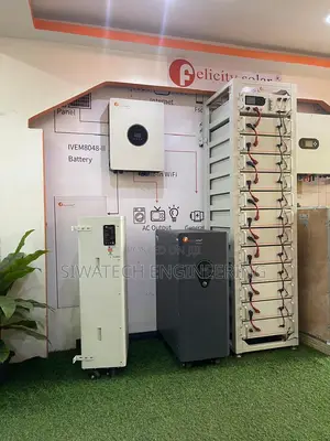 Solar Lithium Iron Phosphate Battery and Hybrid Inverter Systems 50kwh