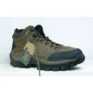 Men's Sports Mountain Outdoor Safety Hiking Shoe - Gray Brown