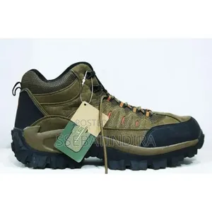 Men's Sports Mountain Outdoor Safety Hiking Shoe - Gray Brown