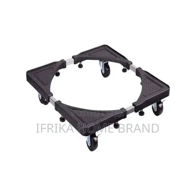 Adjustable Fridge Washing Machine Base Trolley Stand