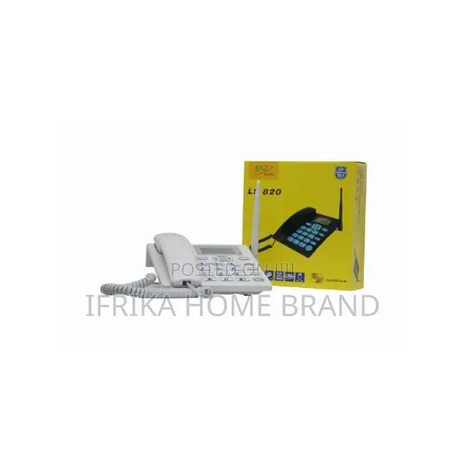 Sq Mobile Sq Ls-820 Dual Sim GSM Wireless Landline Desktop Phone