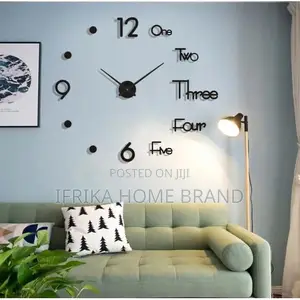 3d Diy Silent Sticker Wall Clock for Kitchen, Office, Bedroom, Room