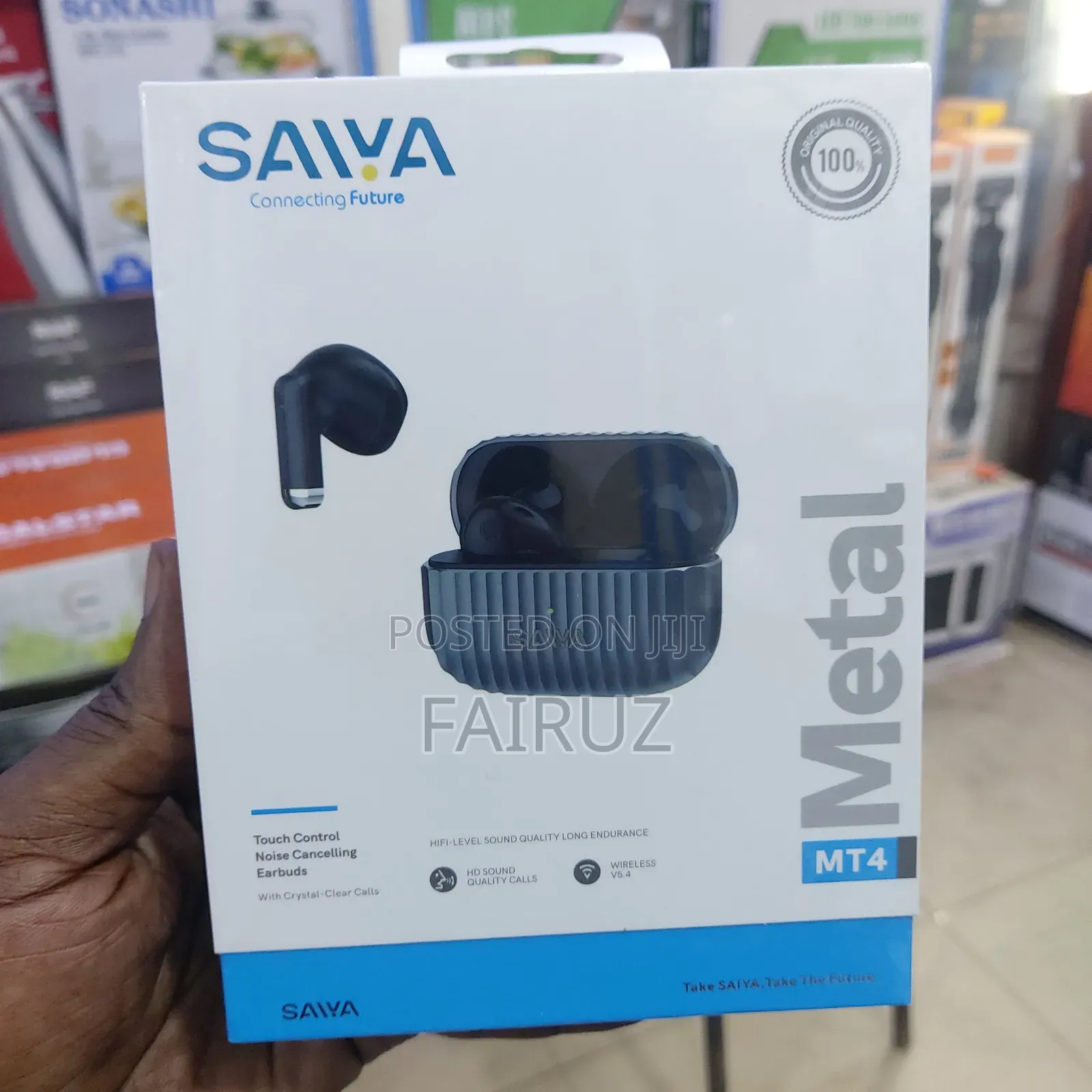 Saiya Mt4 Metal Heavy Bass Earbuds