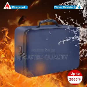 Lockable Fireproof Document Organizer